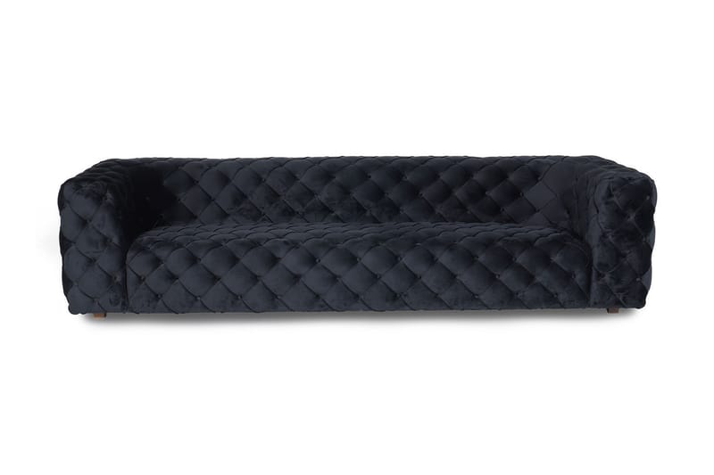 Launceston Soffa 4-sits Svart - 4-sits soffor