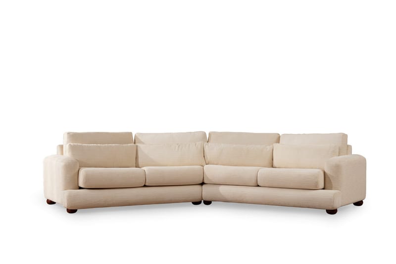 Madhan Svängd Soffa 4-sits Beige - Möbler - Vardagsrum - Soffor - 4-sits soffor