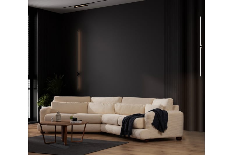 Madhan Svängd Soffa 4-sits Beige - Möbler - Vardagsrum - Soffor - 4-sits soffor