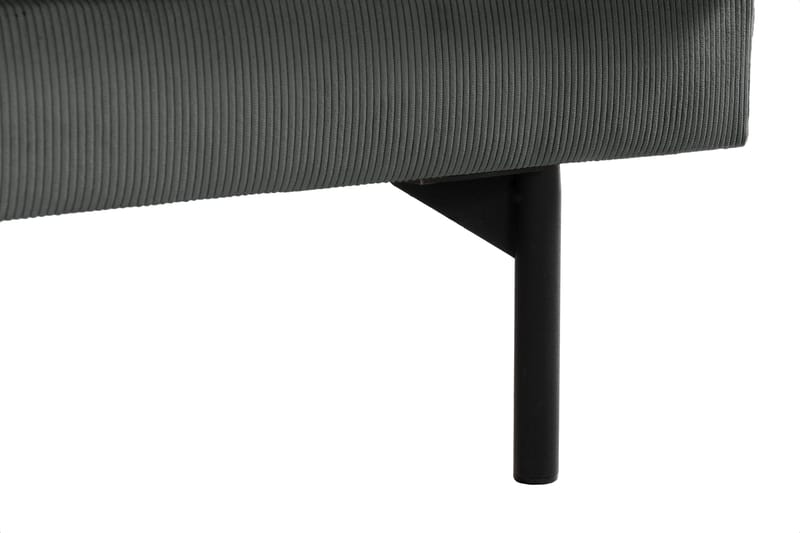 Menard 3-sits Djup Manchestersoffa - Grå - Möbler - Vardagsrum - Soffor - 3-sits soffor