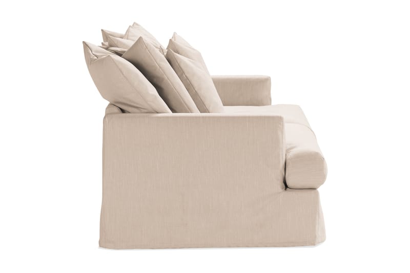 Menard 3-sits Djup Tygsoffa - Beige - Möbler - Vardagsrum - Soffor - 3-sits soffor