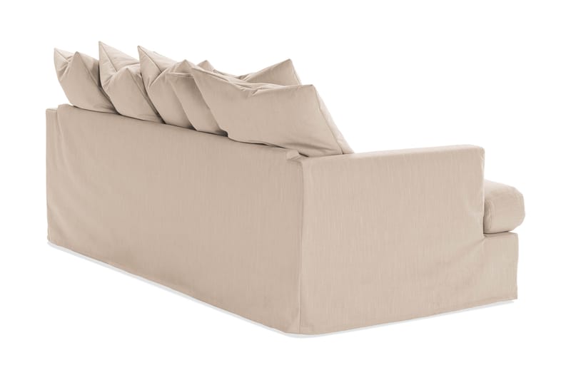 Menard 3-sits Djup Tygsoffa - Beige - Möbler - Vardagsrum - Soffor - 3-sits soffor