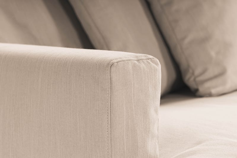 Menard 3-sits Djup Tygsoffa - Beige - Möbler - Vardagsrum - Soffor - 3-sits soffor