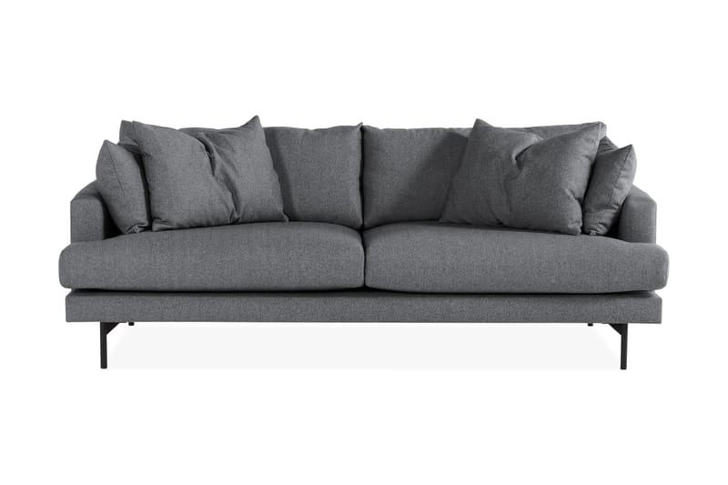Menard 3-sits Djup Tygsoffa - Mörkgrå - Möbler - Vardagsrum - Soffor - 3-sits soffor