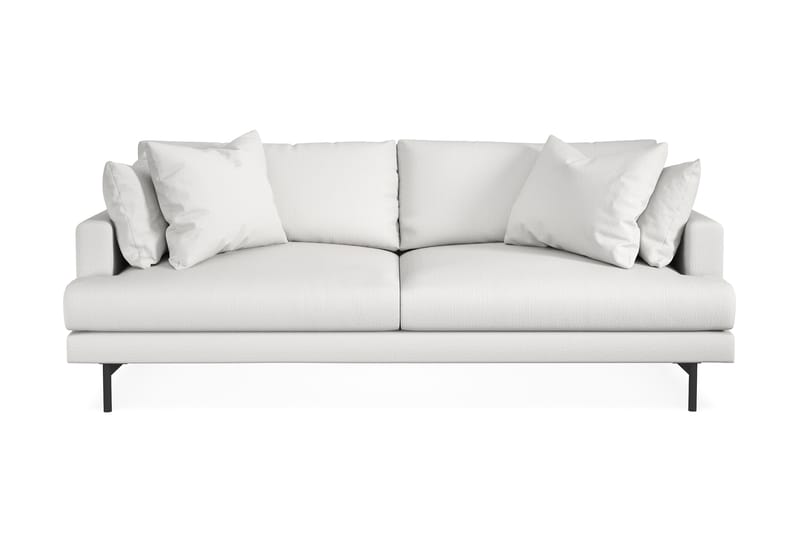 Menard 3-sits Djup Tygsoffa - Vit - Möbler - Vardagsrum - Soffor - 3-sits soffor