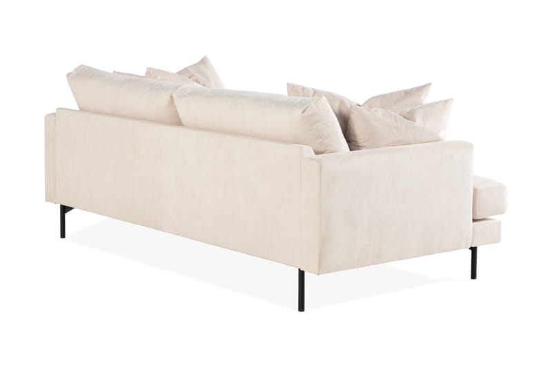 Menard 3-sits Manchestersoffa - Beige - Möbler - Vardagsrum - Soffor - 3-sits soffor