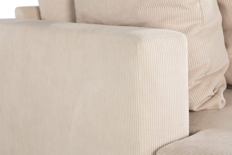 Menard 3-sits Manchestersoffa - Beige - Möbler - Vardagsrum - Soffor - 3-sits soffor