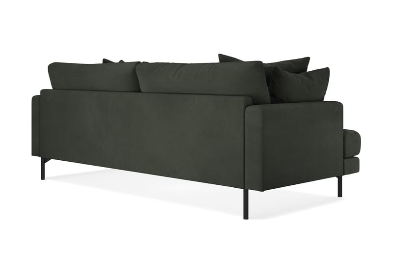 Menard 3-sits Manchestersoffa - Mörkgrön - Möbler - Vardagsrum - Soffor - 3-sits soffor