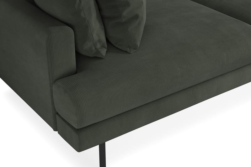 Menard 3-sits Manchestersoffa - Mörkgrön - Möbler - Vardagsrum - Soffor - 3-sits soffor