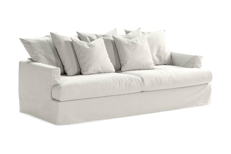 Menard 3-sits Tygsoffa - Ljusgrå - Möbler - Vardagsrum - Soffor - 3-sits soffor