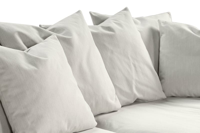 Menard 3-sits Tygsoffa - Ljusgrå - Möbler - Vardagsrum - Soffor - 3-sits soffor