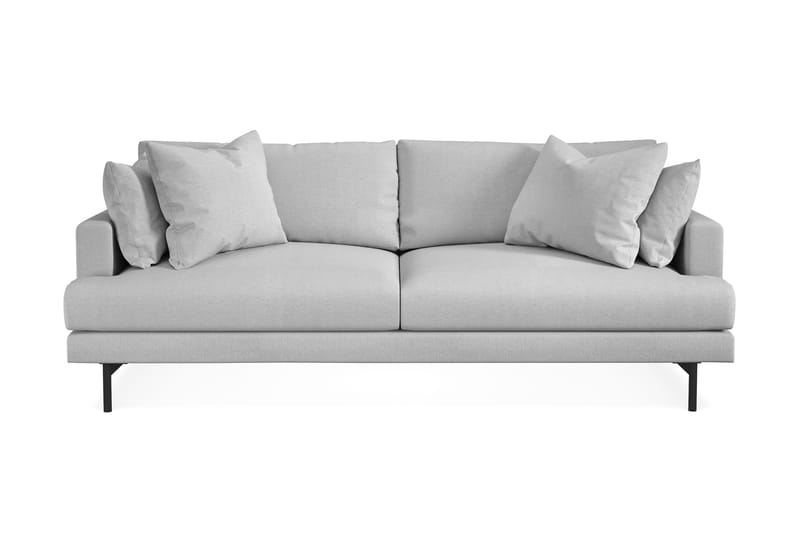 Menard 3-sits Tygsoffa - Ljusgrå - Möbler - Vardagsrum - Soffor - 3-sits soffor