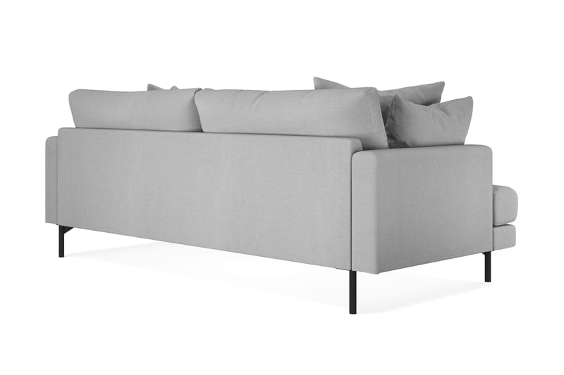 Menard 3-sits Tygsoffa - Ljusgrå - Möbler - Vardagsrum - Soffor - 3-sits soffor