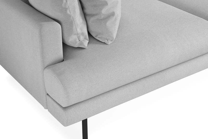 Menard 3-sits Tygsoffa - Ljusgrå - Möbler - Vardagsrum - Soffor - 3-sits soffor
