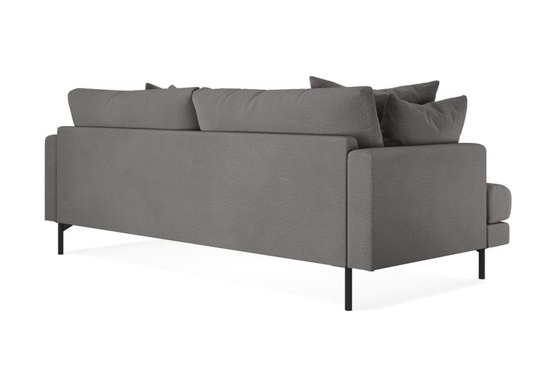 Menard 3-sits Tygsoffa - Mörkgrå - Möbler - Vardagsrum - Soffor - 3-sits soffor