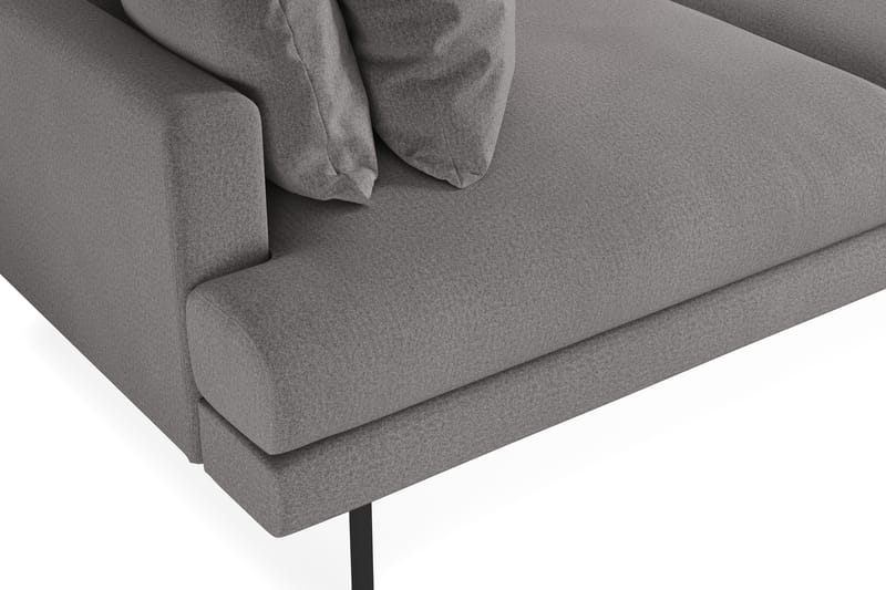 Menard 3-sits Tygsoffa - Mörkgrå - Möbler - Vardagsrum - Soffor - 3-sits soffor