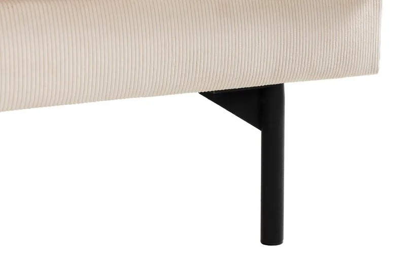 Menard 4-sits Djup Manchestersoffa - Beige - Möbler - Vardagsrum - Soffor - 4-sits soffor