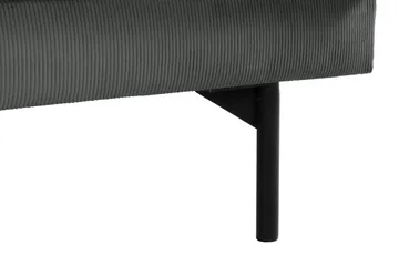 Menard 4-sits Djup Manchestersoffa - Grå - Möbler - Vardagsrum - Soffor - 4-sits soffor