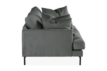 Menard 4-sits Djup Manchestersoffa - Grå - Möbler - Vardagsrum - Soffor - 4-sits soffor