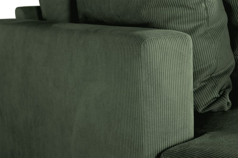 Menard 4-sits Djup Manchestersoffa - Grön - Möbler - Vardagsrum - Soffor - 4-sits soffor