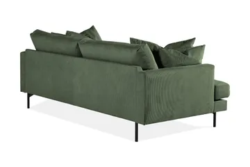 Menard 4-sits Djup Manchestersoffa - Grön - Möbler - Vardagsrum - Soffor - 4-sits soffor