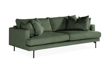 Menard 4-sits Djup Manchestersoffa - Grön - Möbler - Vardagsrum - Soffor - 4-sits soffor