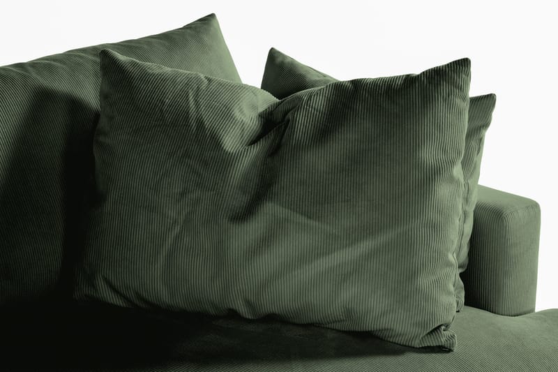 Menard 4-sits Djup Manchestersoffa - Grön - Möbler - Vardagsrum - Soffor - 4-sits soffor
