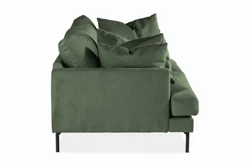 Menard 4-sits Djup Manchestersoffa - Grön - Möbler - Vardagsrum - Soffor - 4-sits soffor