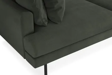 Menard 4-sits Djup Manchestersoffa - Mörkgrön - Möbler - Vardagsrum - Soffor - 4-sits soffor