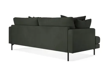Menard 4-sits Djup Manchestersoffa - Mörkgrön - Möbler - Vardagsrum - Soffor - 4-sits soffor