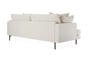 Menard 4-sits Djup Sammetssoffa - Krämvit - Möbler - Vardagsrum - Soffor - 4-sits soffor