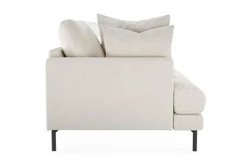 Menard 4-sits Djup Sammetssoffa - Krämvit - Möbler - Vardagsrum - Soffor - 4-sits soffor