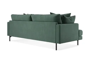 Menard 4-sits Djup Sammetssoffa - Mörkgrön - Möbler - Vardagsrum - Soffor - 4-sits soffor