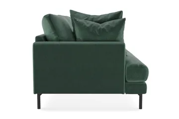 Menard 4-sits Djup Sammetssoffa - Mörkgrön - Möbler - Vardagsrum - Soffor - 4-sits soffor