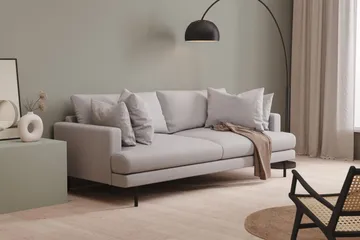 Menard 4-sits Djup Tygsoffa - Ljusgrå - Möbler - Vardagsrum - Soffor - 4-sits soffor
