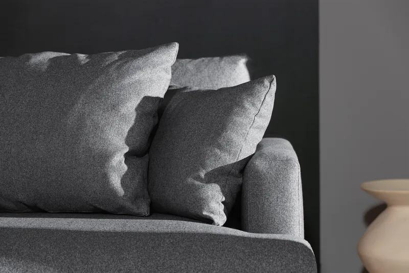 Menard 4-sits Djup Tygsoffa - Mörkgrå - Möbler - Vardagsrum - Soffor - 4-sits soffor