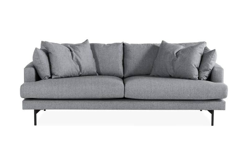 Menard 4-sits Tygsoffa - Grå - Möbler - Vardagsrum - Soffor - 4-sits soffor