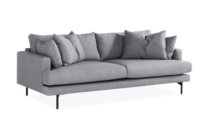 Menard 4-sits Tygsoffa - Grå - Möbler - Vardagsrum - Soffor - 4-sits soffor