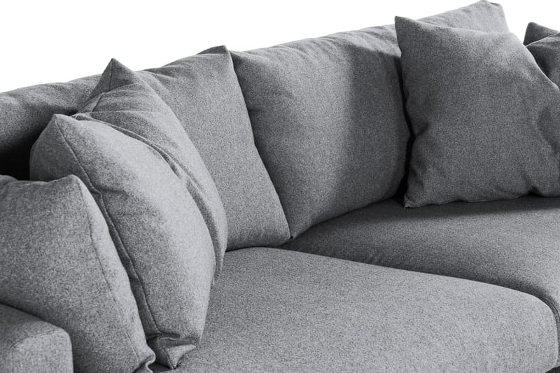 Menard 4-sits Tygsoffa - Grå - Möbler - Vardagsrum - Soffor - 4-sits soffor