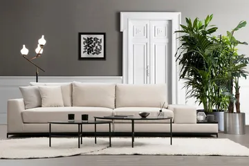 Mezonzo 4-sits Soffa - Beige - Möbler - Vardagsrum - Soffor - 4-sits soffor