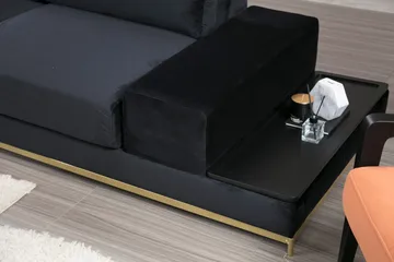 Mezonzo 4-sits Soffa - Svart - Möbler - Vardagsrum - Soffor - 4-sits soffor