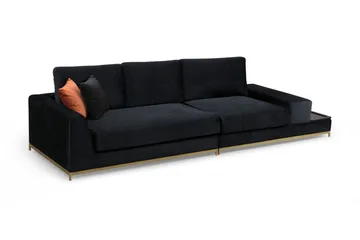Mezonzo 4-sits Soffa - Svart - Möbler - Vardagsrum - Soffor - 4-sits soffor