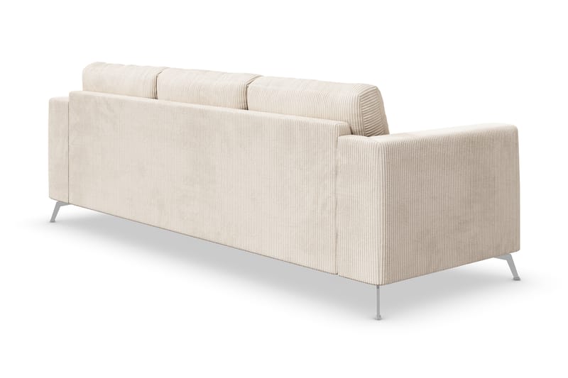 NASHVILLE LYX 4-sits Soffa Beige/Krom - 4-sits soffor