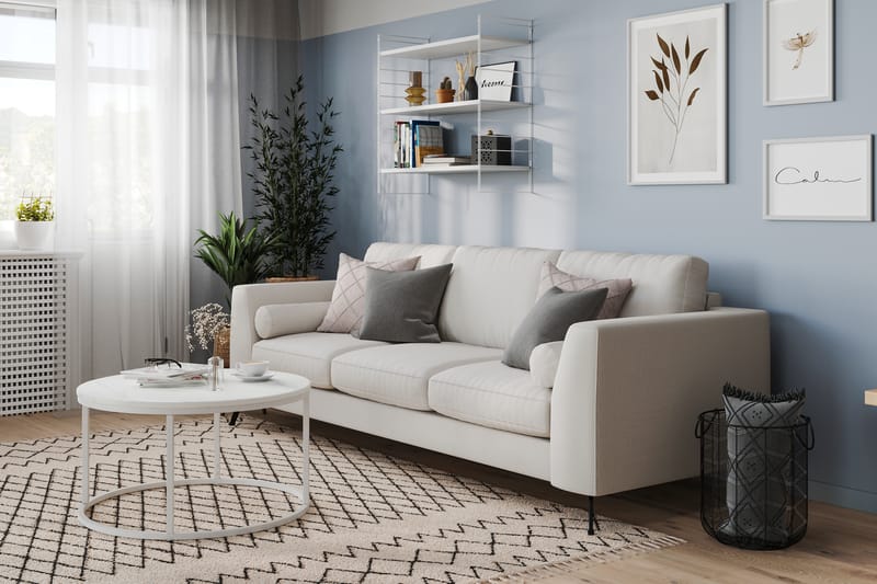NASHVILLE LYX 4-sits Soffa Linnebeige - Möbler - Vardagsrum - Soffor - 4-sits soffor