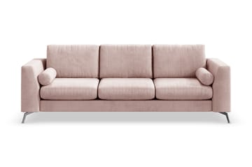 NASHVILLE LYX 4-sits Soffa Rosa/Svart