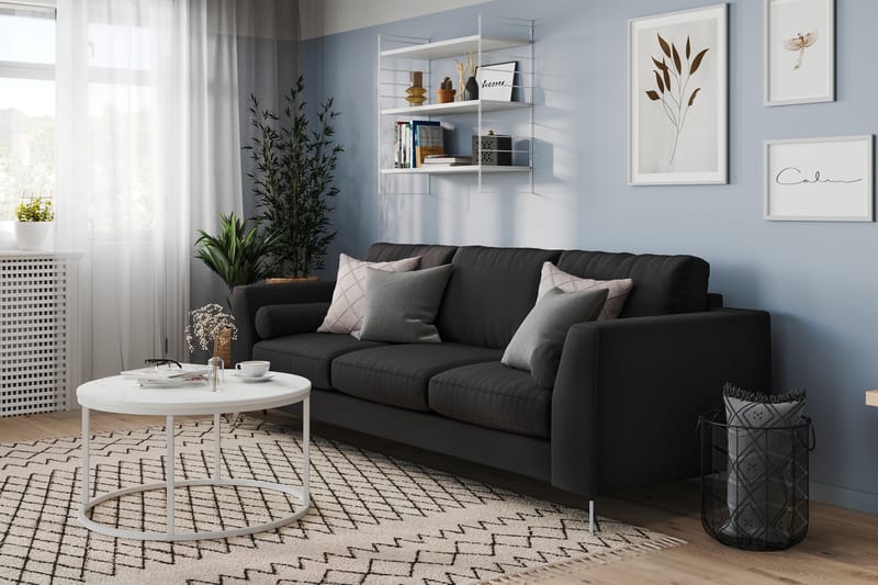 NASHVILLE LYX 4-sits Soffa Svart - Möbler - Vardagsrum - Soffor - 4-sits soffor