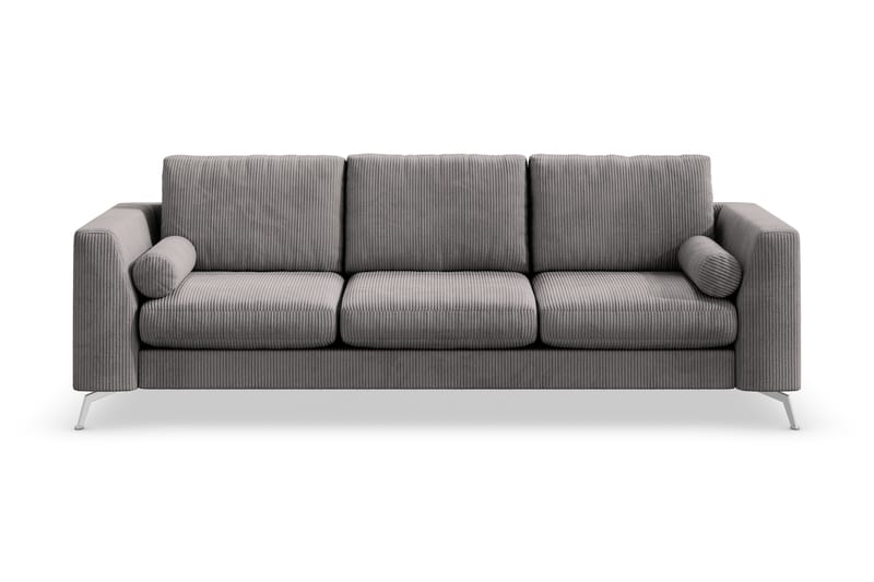 Ocean Lyx 4-sits Manchestersoffa - Mörkgrå - Möbler - Vardagsrum - Soffor - 4-sits soffor