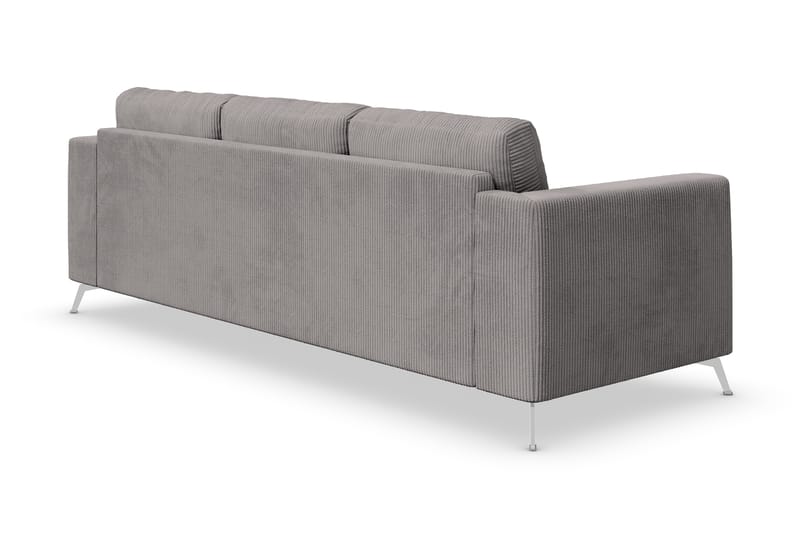 Ocean Lyx 4-sits Manchestersoffa - Mörkgrå - Möbler - Vardagsrum - Soffor - 4-sits soffor