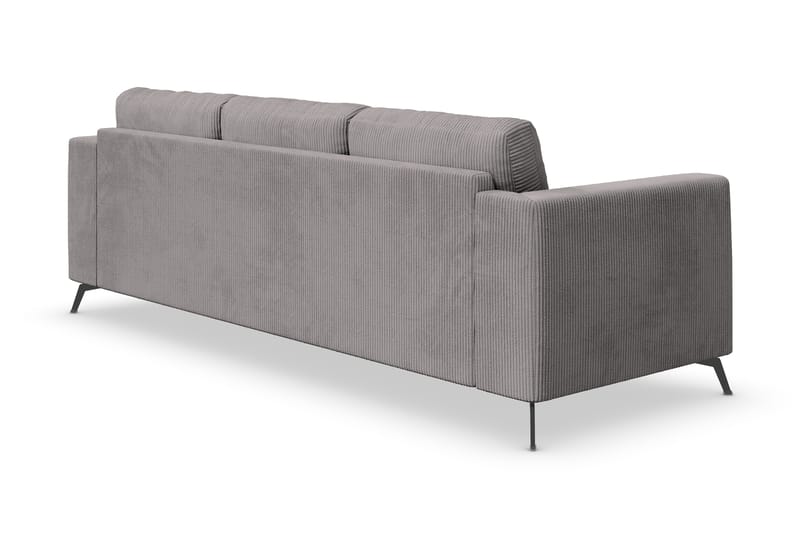 Ocean Lyx 4-sits Manchestersoffa - Mörkgrå - Möbler - Vardagsrum - Soffor - 4-sits soffor
