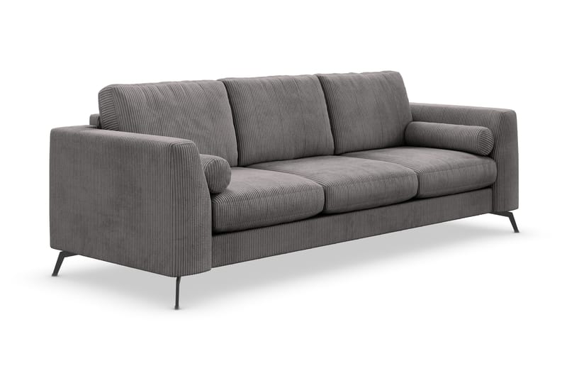 Ocean Lyx 4-sits Manchestersoffa - Mörkgrå - Möbler - Vardagsrum - Soffor - 4-sits soffor
